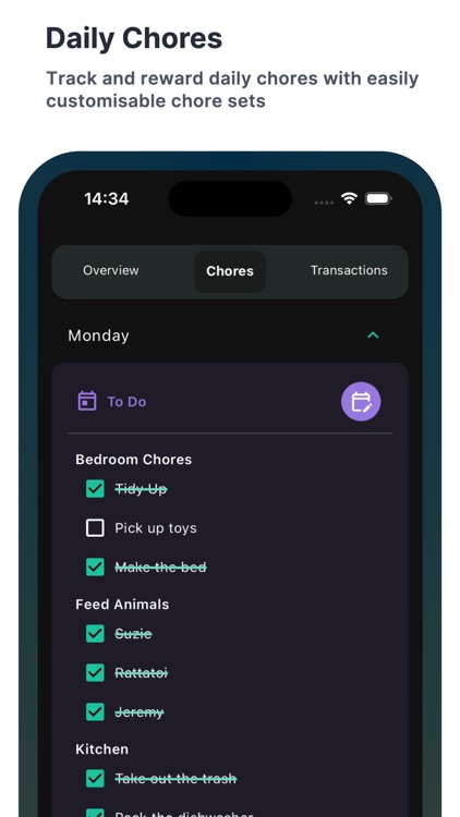 Goaly: Chore tracking & saving