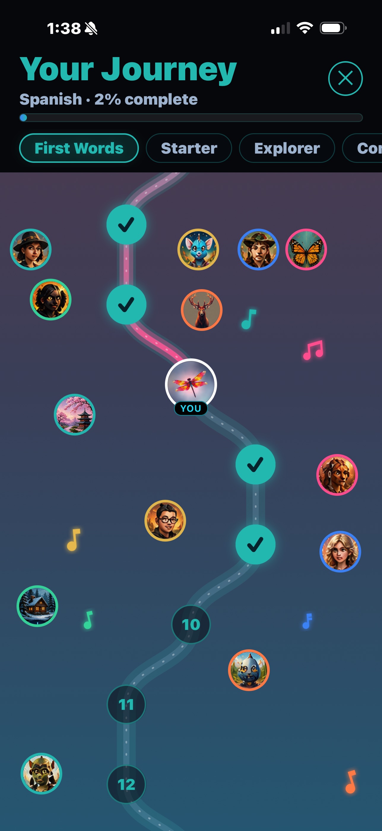 Screenshot 1 of Canoro: Learn Spanish by Song