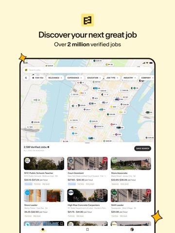 Bandana Job Search iPad screenshot 1