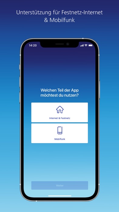 o2 my Service iPhone screenshot 1 - Utilities app