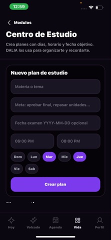 DALIA: Agenda Inteligente screenshot