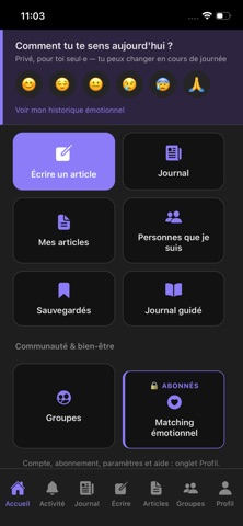 journal anonyme Screenshot 1 of 8
