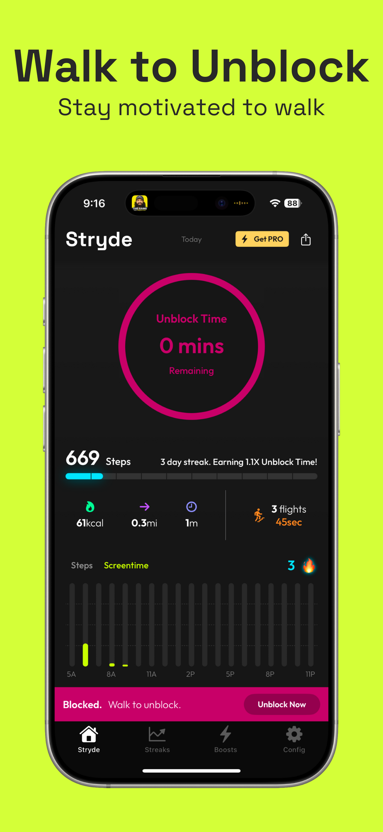 Stryde: Walk 2 Earn Screentime