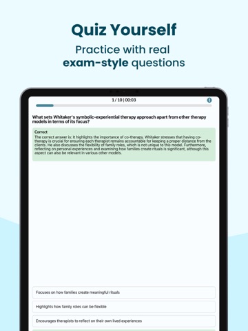 MFT EXAM PREP 2026 | AI Tests iPad screenshot