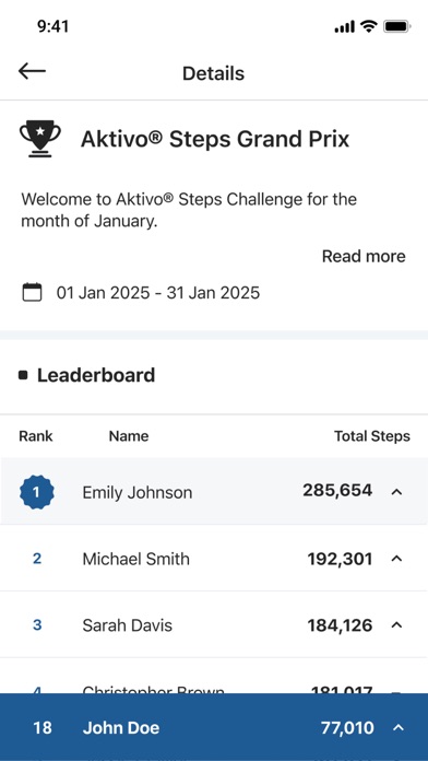 Aktivo Screenshot