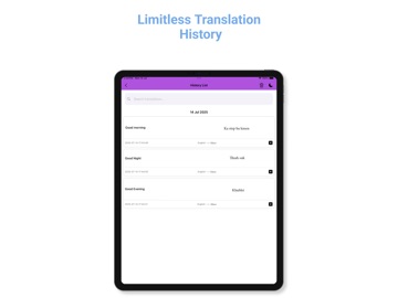 English - Khasi Translator iPad screenshot