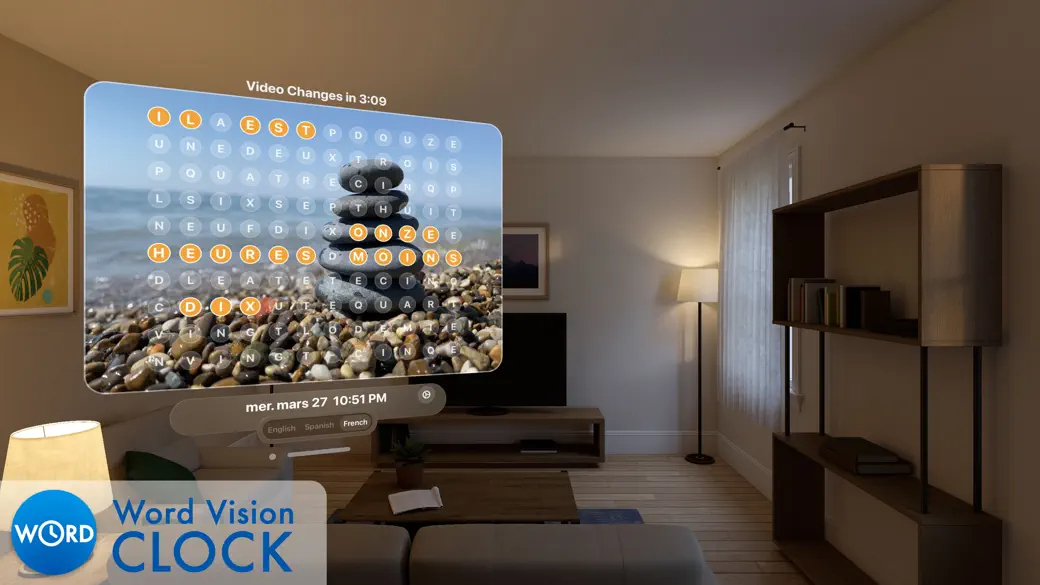 Word Vision Clock - Translated screenshot 6