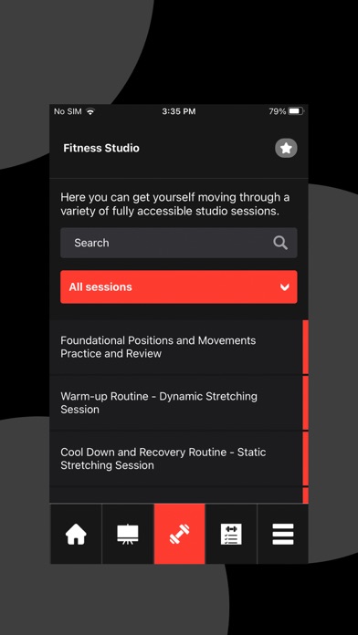 ReVision Fitness Screenshot