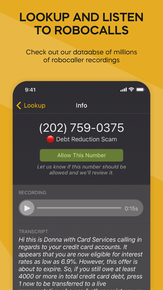 #6. Nomorobo - Robocall Blocker (iOS) 由: Telephone Science Corporation