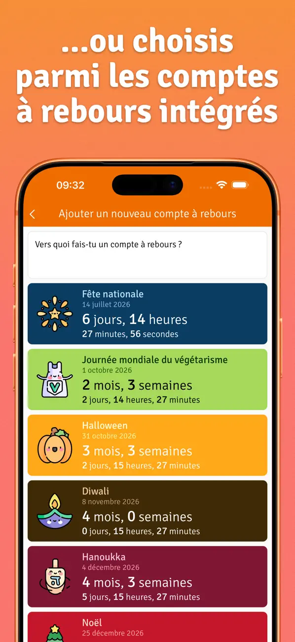 Screenshot #3 pour Compte à rebours pour tout