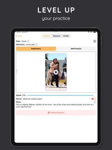 Groovez iPad screenshot