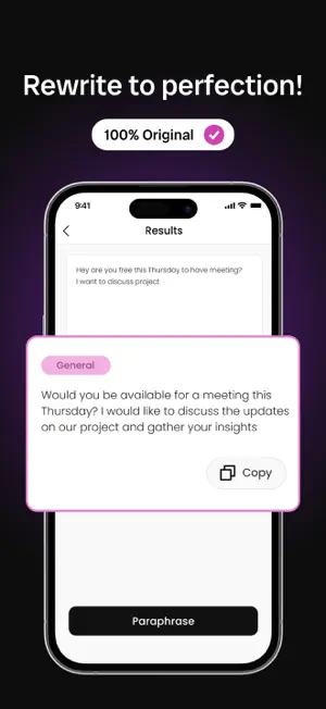 Paraphrase Tool - RewordMate screenshot 2