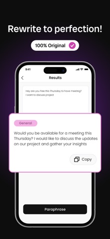 Paraphrase Tool - RewordMate Screenshot 2 of 5