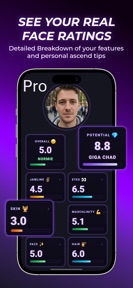 Face Rating Looksmax AI ChadMe screenshot