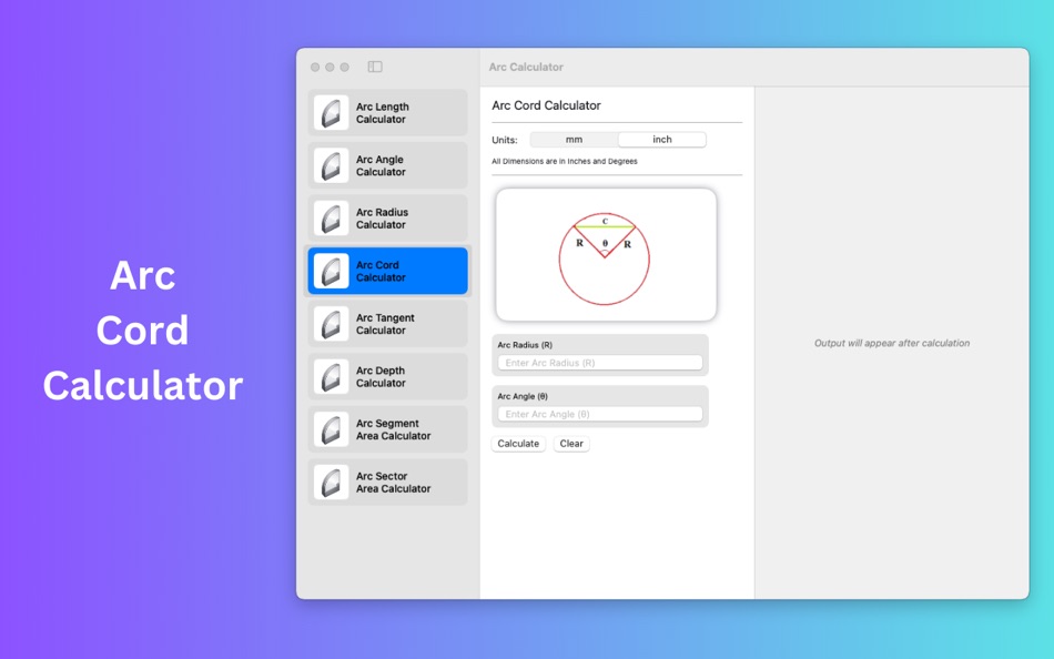 #4. Arc Calculation (macOS) di: Imran Pinjara