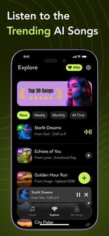 Music AI: Song Generator ! iPhone screenshot