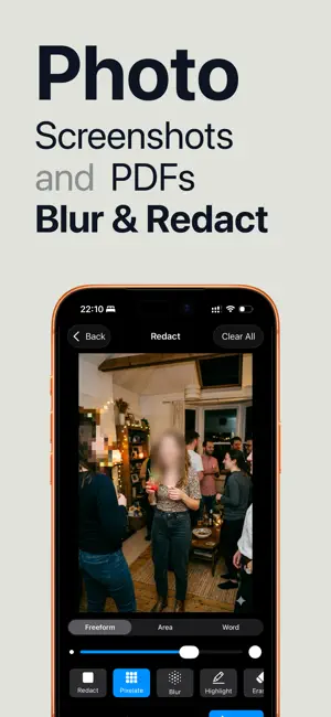 Blur Text: Screenshot Editor screenshot 1