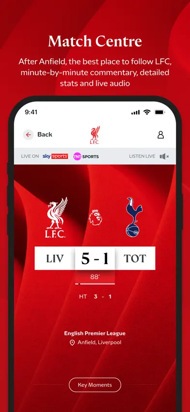 The Official Liverpool FC App screenshot 2