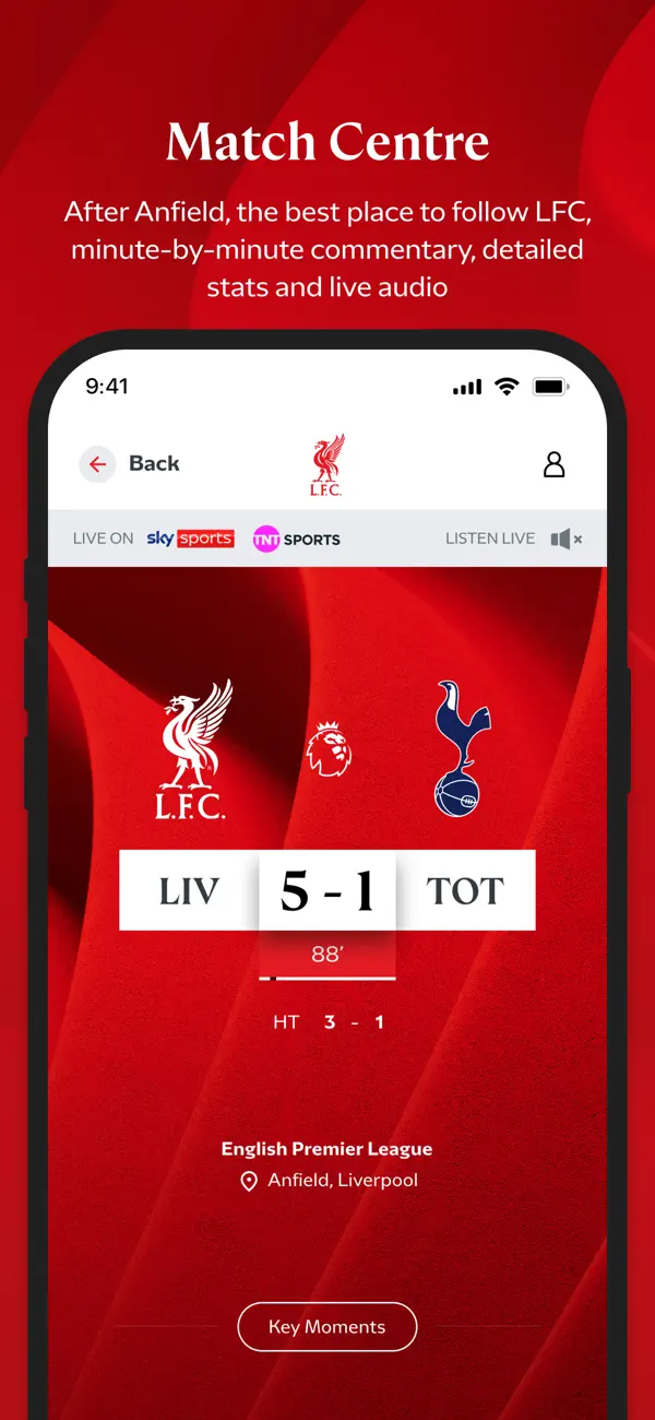 Screenshot #2 pour The Official Liverpool FC App