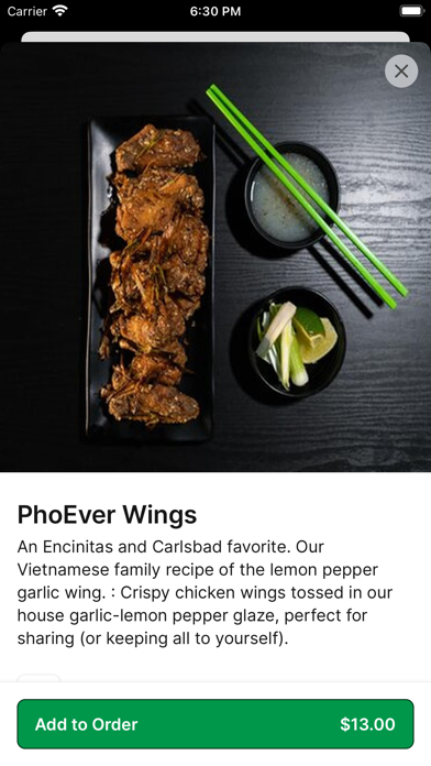 PhoEver Encinitas iPhone screenshot 3 - Food & Drink app