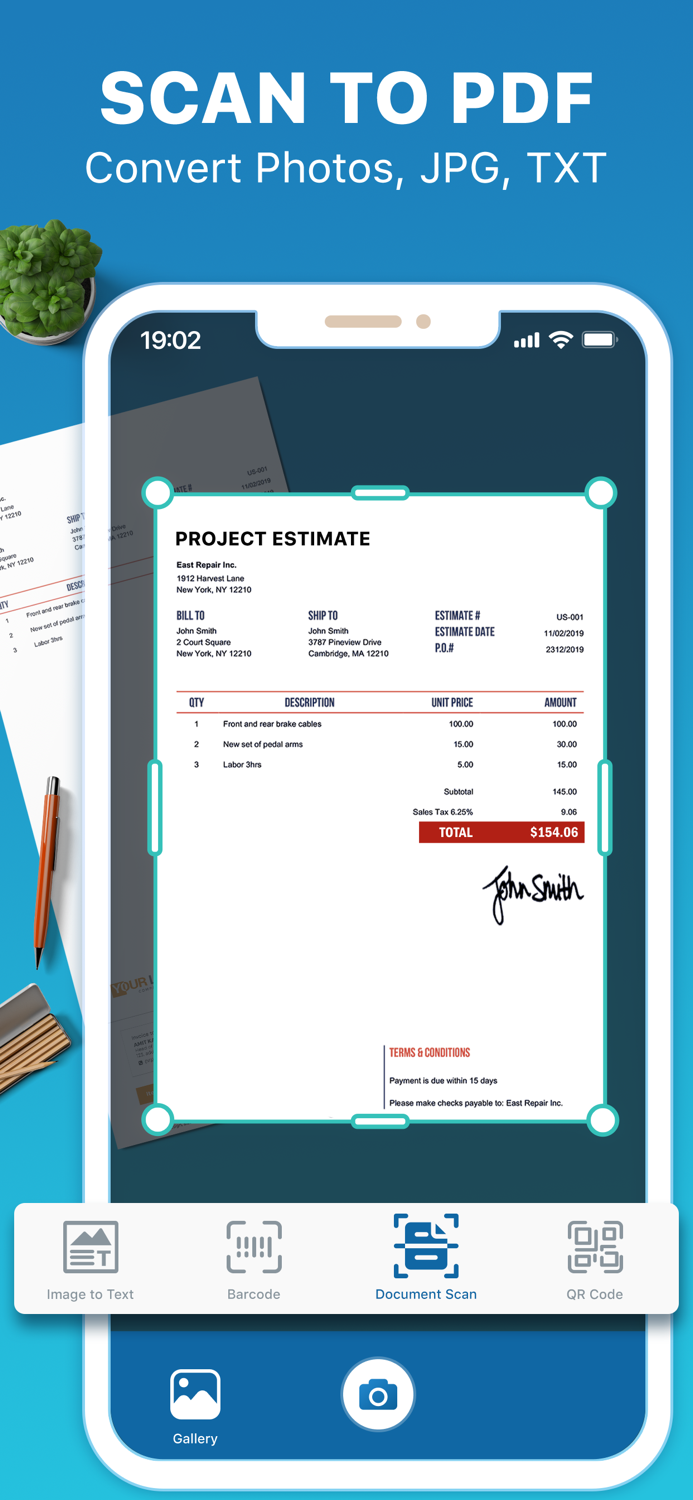 ScannerHub QR  Document scan