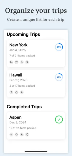 Packaholic: Packing List screenshot 4