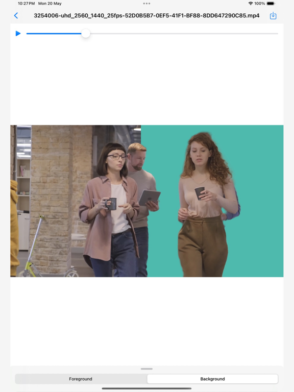Video Cut Out iPad screenshot 1 - Photo & Video app