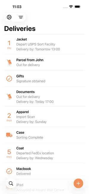 Parcel - Delivery Tracking screenshot 1
