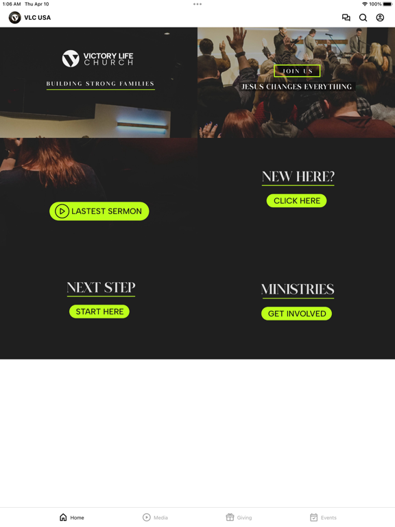 Victory Life Church KY, Inc. iPad screenshot 1 - Education app