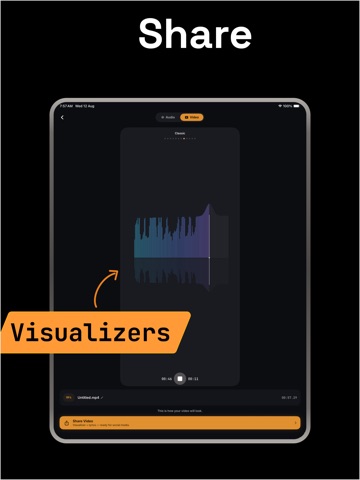 Voice Tune - Auto Recorder iPad screenshot