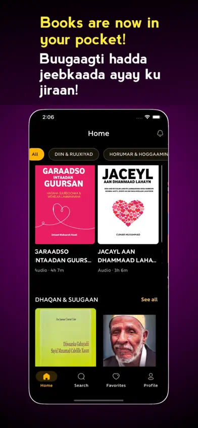 IFIYE Somali Audiobooks screenshot 1