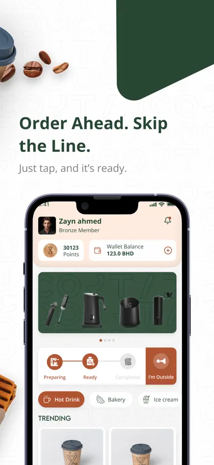 Screenshot 3 di 5 di Cortado-Cafe