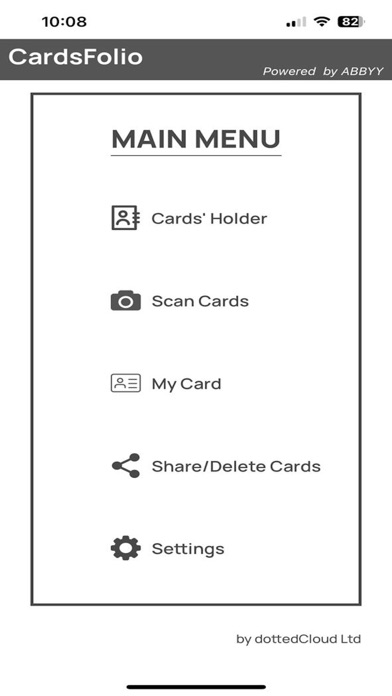 CardsFolio Screenshot