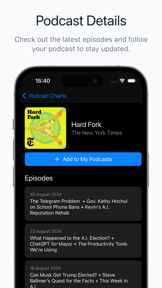 Podcast Charts - Podash screenshot