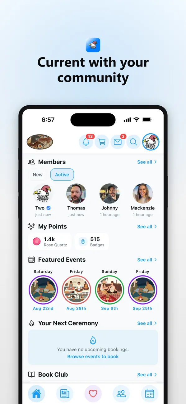 Screenshot #1 pour Two Birds Church Community