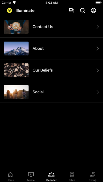 App screenshot