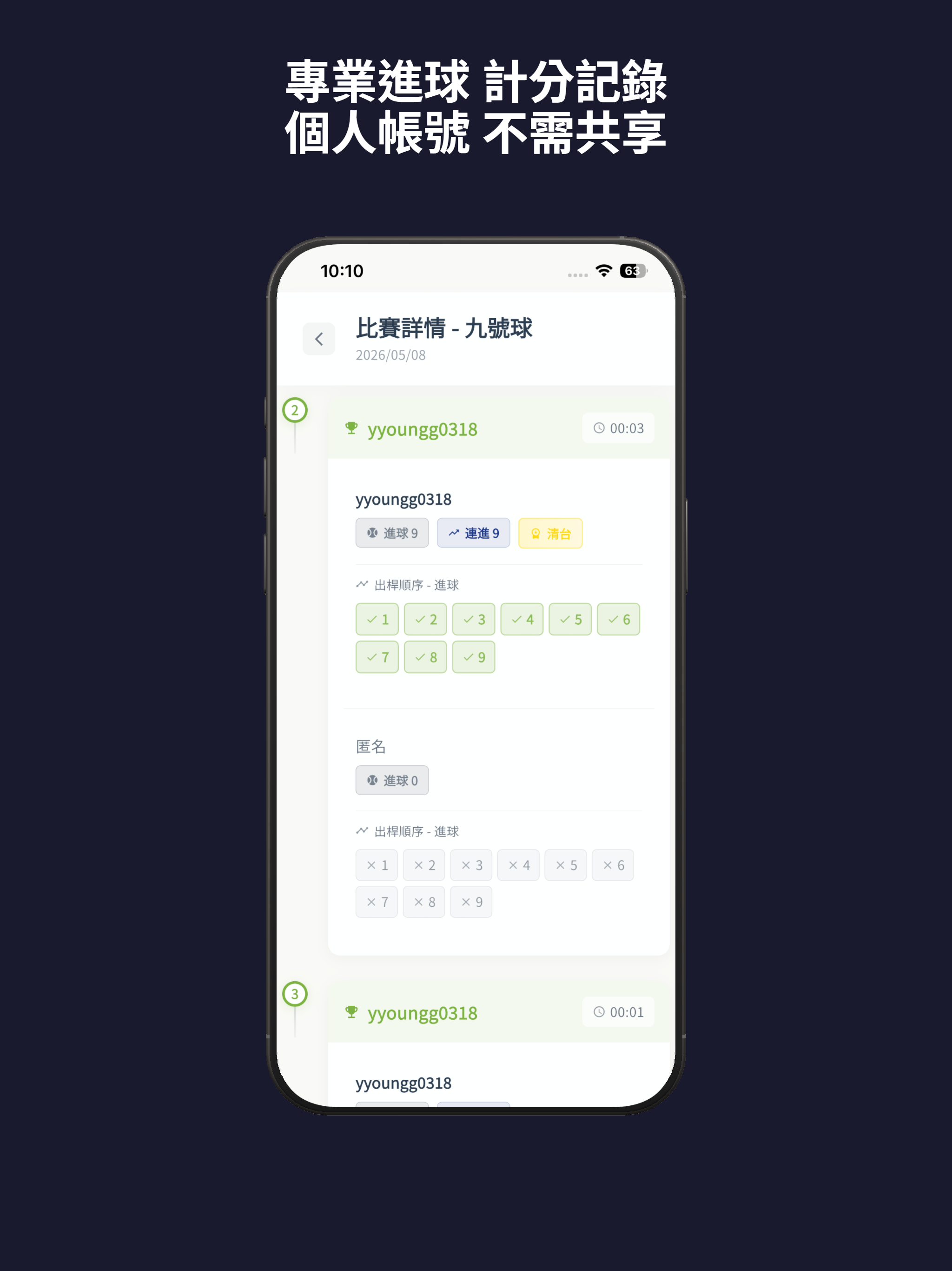 Cuefolio 桿跡