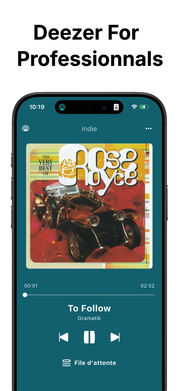 Screenshot #1 pour Deezer Business