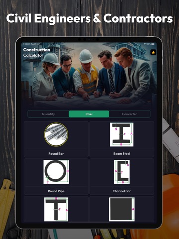 Construction Calculator 2025 iPad screenshot