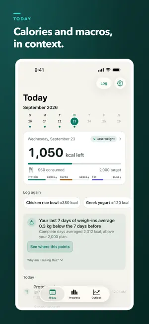 Goal.fit: Calorie & Weight screenshot 2