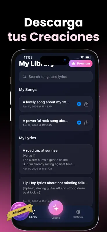 Sone: Crear Música & Canciones screenshot 9 of 9