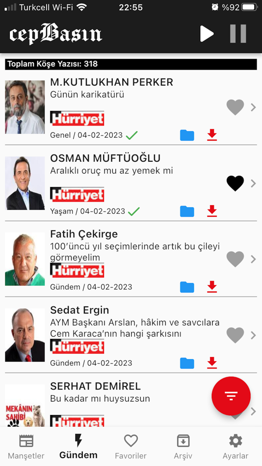 #2. CepBasın (iOS) بواسطة: yasin kaya