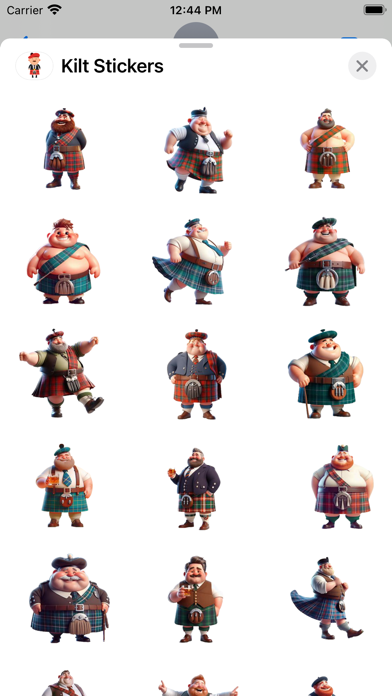 Screenshot #1 pour Kilt Stickers