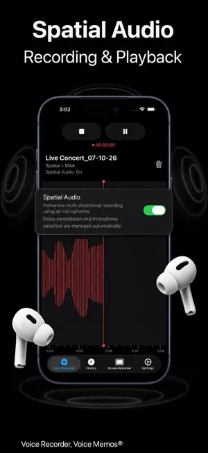 Voice Recorder, Voice Memos ® screenshot 1