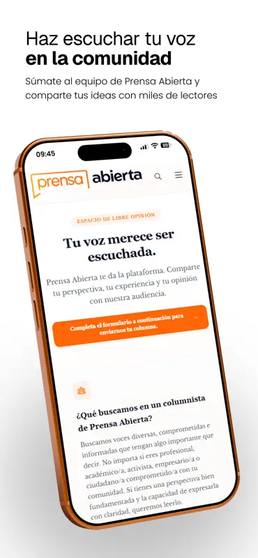 Prensa Abierta screenshot 3 of 4