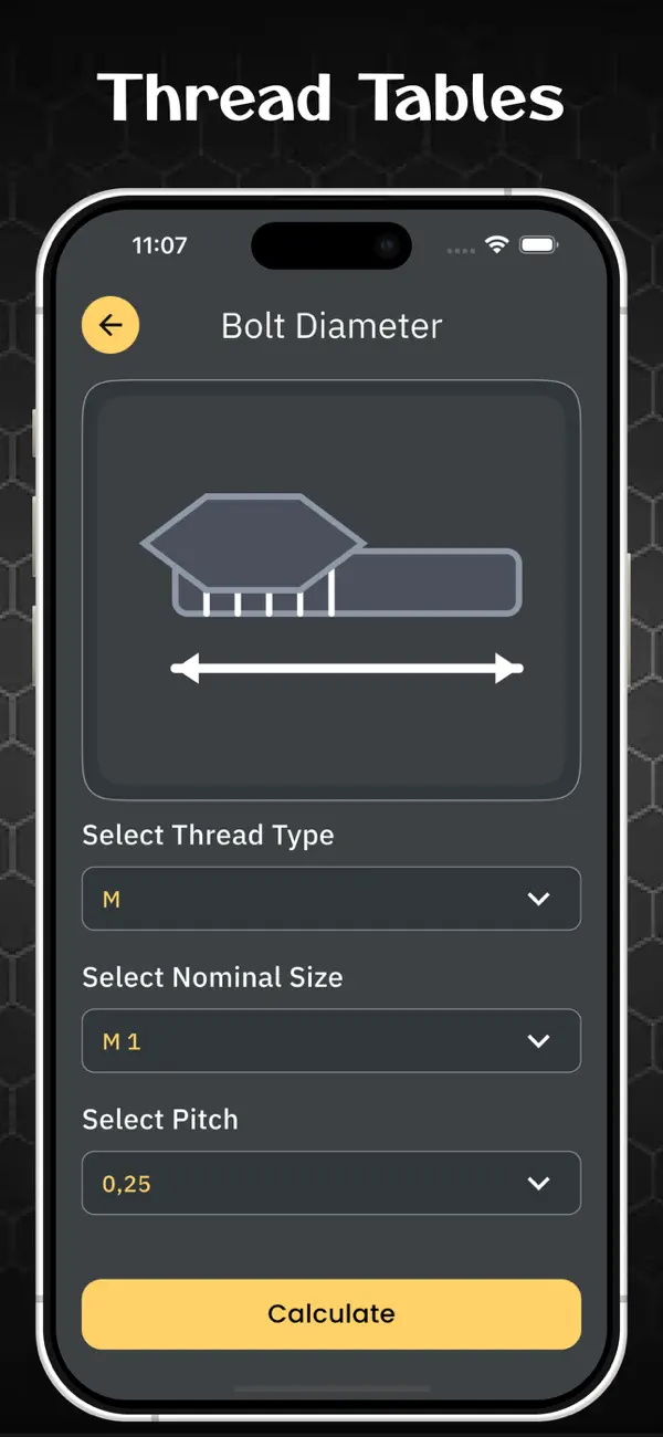 Screenshot #3 pour Thread Calculators