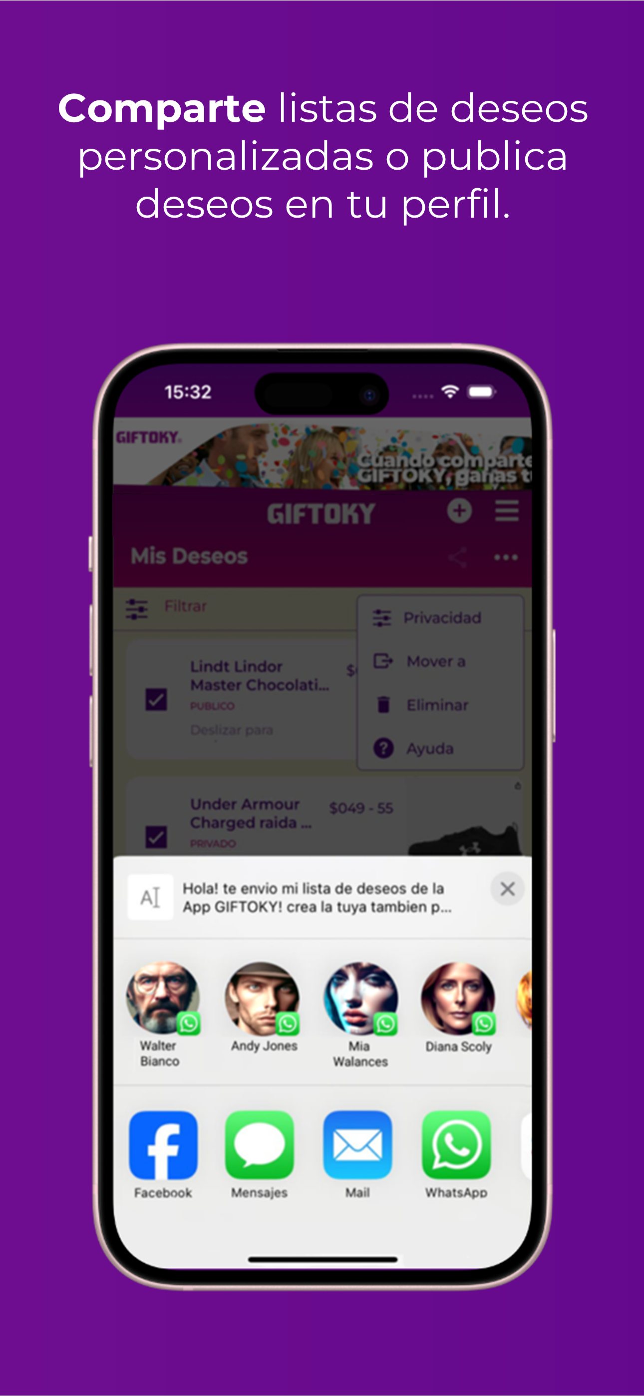 GIFTOKY® | Lista de regalos