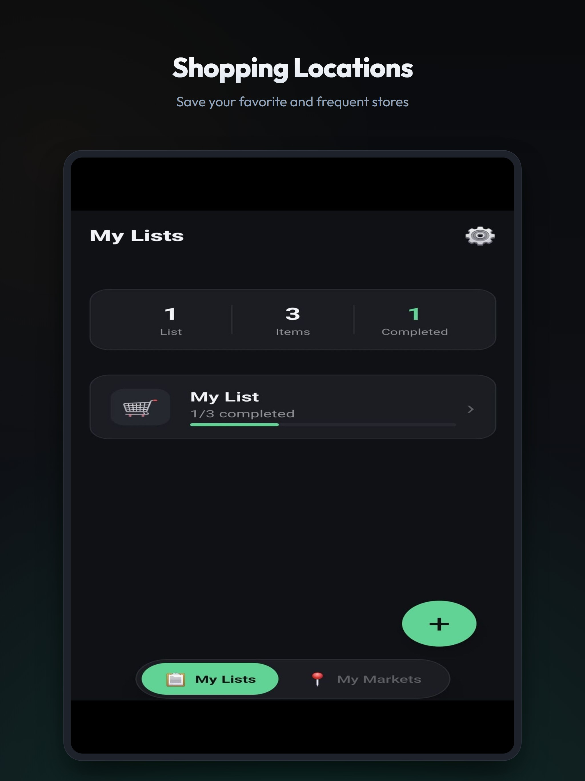 Sepet: Shopping List & Alerts