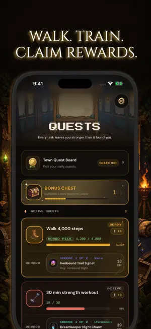 Fitscape - Fitness RPG Quests screenshot 3
