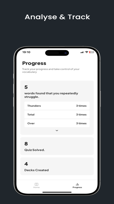 Decksy: AI Vocabulary Tracker Screenshot
